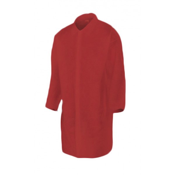 Bata Desechable Polipropileno rojo