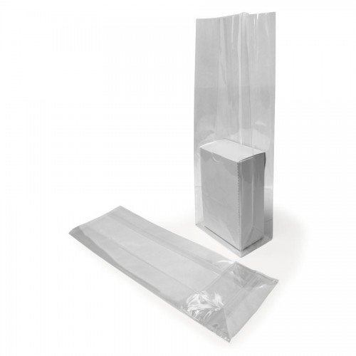 Bolsa de polietileno de plástico con fuelle