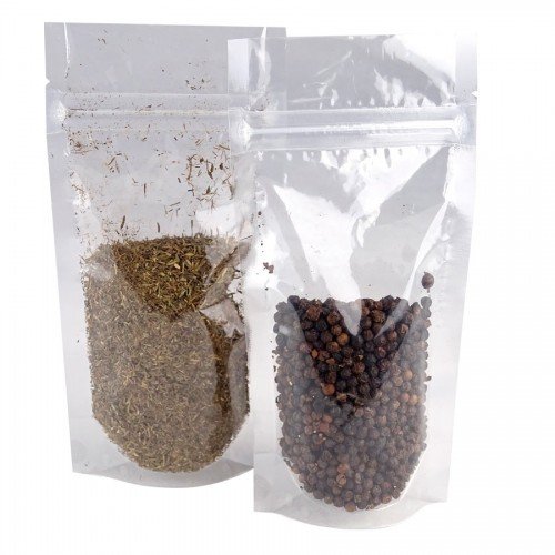 Bolsas laminadas con autocierre y base Doypack