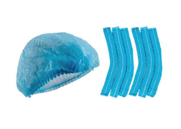 Gorro Luhepa polipropileno acordeón azul